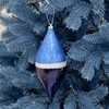 3 Pack Large Blue Navy Silver Christmas Tree Baubles Decoration