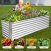 GoCampDirect 8x2x2ft Raised Garden Bed - Galvanized Deep Root Planter