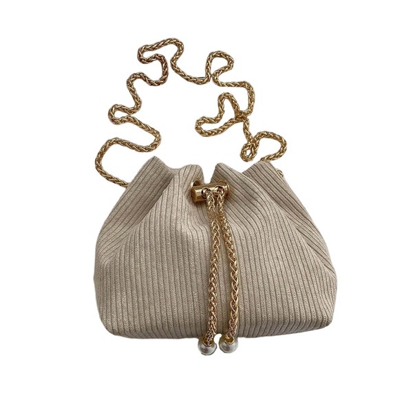 SweatyRocks Women's Mini Bucket Bag Drawstring Crossbody Shoulder Purses with