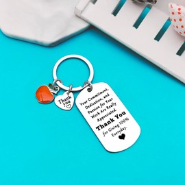Ximalun Teacher Gifts Keyring Teacher Appreciation Gifts Graduation Christmas Birthday Teachers Day Leaving Retirement End of Year Gifts Thank You Gifts for Teacher Employee Colleague
