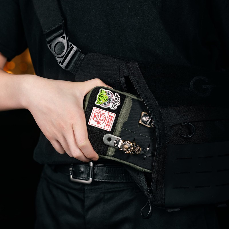 TACTICAL GEEK Block E2.0 EDC Compact Waist Pocket Pouch, Small