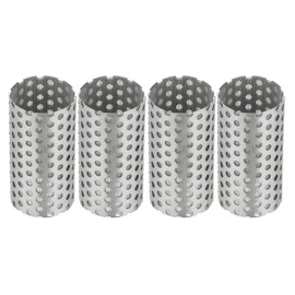 PATIKIL 4 Pcs 22mm OD Strainer Mesh, 42mm H 80 Mesh Screen Y Shaped Strainer Filter Valve Mesh Screen 304 Stainless Steel Double Layer Strainer Mesh for Debris Pump Water Oil Separation