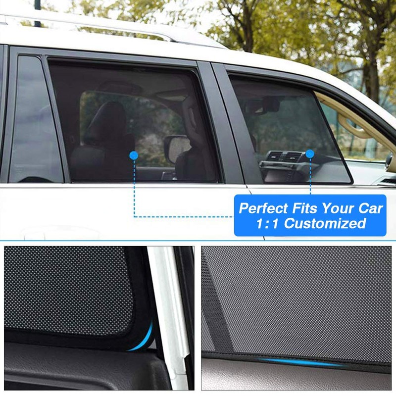 Powerty Custom Fit for Side Window Shade Toyota RAV4 2019-2024