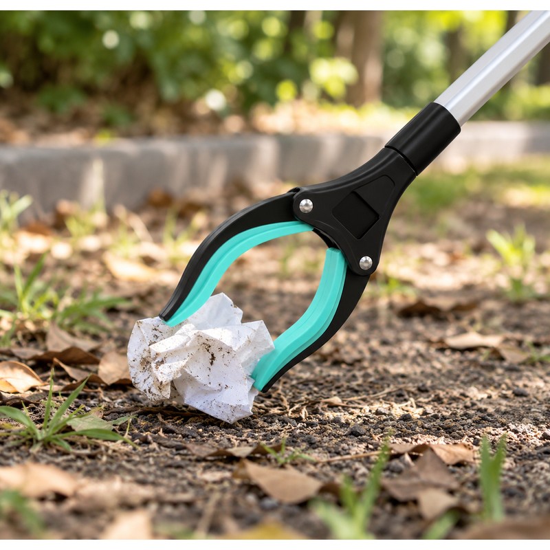 Foldable Grabber Tool for Trash Pickup – Portable Reacher for