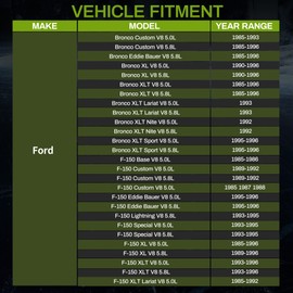 AUTOSAVER88 Radiator Compatible with 1985 1986 1987 1988 1989 1990 1991 1992 1993 1994 1995 1996 Ford F-150 1985-1997 F-250 F-350 Bronco 5.0L 5.8L V8