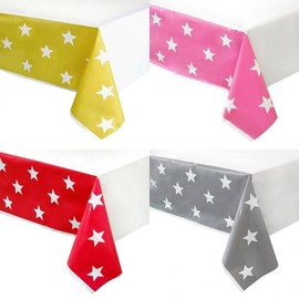 Star Christmas Party Decoration Tablecloth Home Cafe Interior Gold