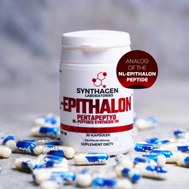 SYNTHAGEN LABORATORIES - NL-EPITHALON - PENTAPEPTIDE - To slow down ageing - Improves sleep quality and circadian rhythms - Anti-ageing peptides - Antioxidant effect