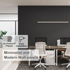 MODCART 16 Pack Slat Wall Panels, WPC Soundproof 3D Wall
