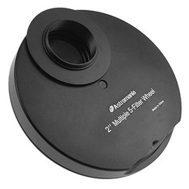 Astromania 2" Multiple 5-Position Filter Wheel for Telescope - Allowing You to Image Without Any Reflections or Stray Light