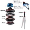 Free-fly Bicycle Headset Aluminium Alloy Bike Front Fork Stem Headset