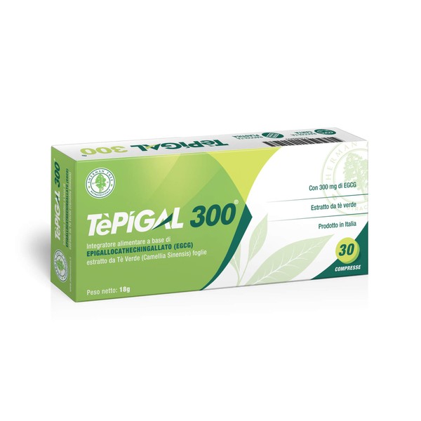 EGCG (Epigallocatechin) Ultra Pure ≥95% | 100% Natural Green Tea | Optimal Dosage 300mg | Increased Metabolism, Stops Hunger, Slimming, Energizing, Stress Reduction | Scientifically Proven