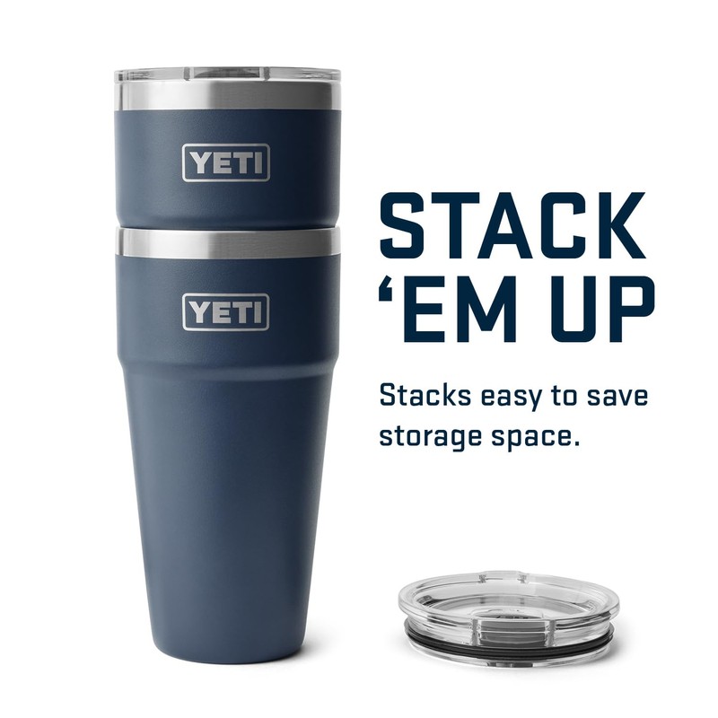 YETI Rambler 30 oz Stackable Tumbler, Stainless Steel, Vacuum Insulated