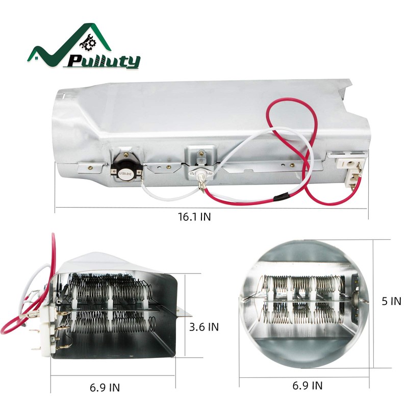 DLE5977W DLE3777W DLE2516W DLE3733S DLE0442W DLE3400W DLE7177WM 5301EL1001A Dryer Heating