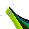 Plastic pressure eyelets, pressure rivets with hole, hole reinforcer, filling