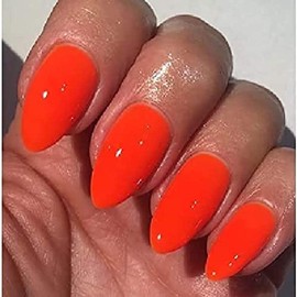 Bluesky Bluesky Gel Polish, Orange Hot Chilli, A111, 10 ml, Gel Soluble Nail Polish, Orange, Red, Neon (Curing under UV/LED Lamp Required) Pack (x)