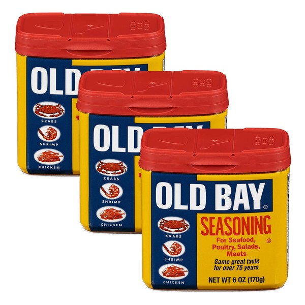 Condimento Old Bay, condimento clásico de mariscos, 6 onzas