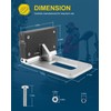 Universal Transom Trolling Motor Mounting Bracket for Kayaks/Kayak Marine Board