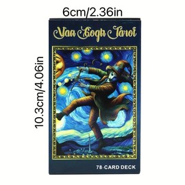 Van Gogh Tarot Card Game, 1 Box Art Tarot Card Game, Divination Tool for Teenager & Adults, Party Game, Fun Game Toy for Teenager & Adults
