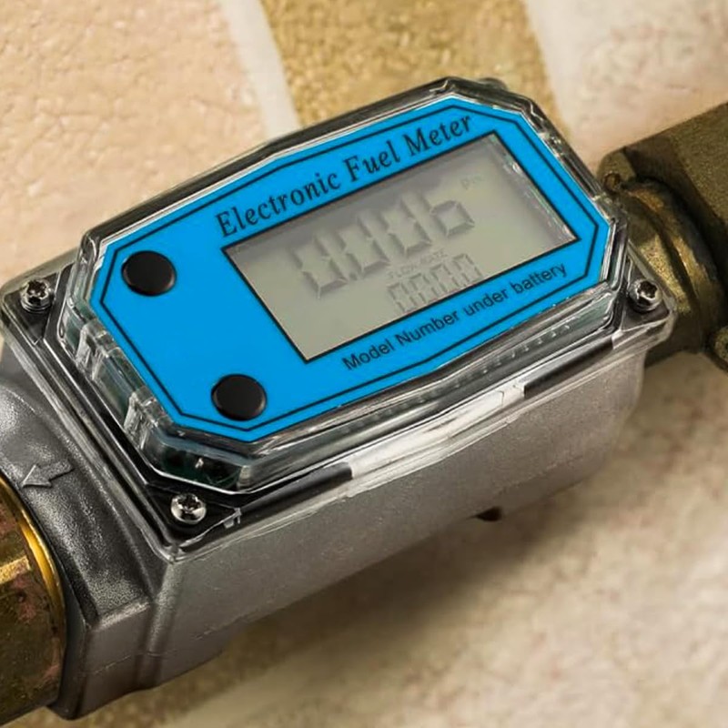 Sarini Digital Turbine Flow Meter, Water Diesel Fuel Flow Meters