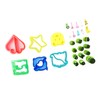 6PCS Sandwich Cutters 12PCS Cookie Vegetable Fruit Cutter Shapes Set