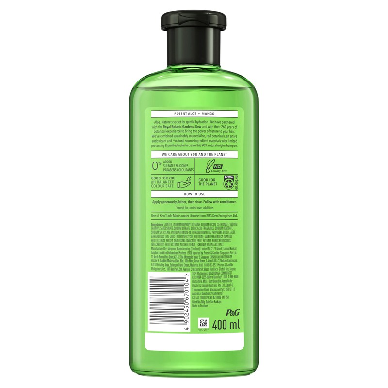 Herbal Essences Potent Aloe & Mango Colour Protect Shampoo 400ml