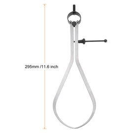 HARFINGTON Spring Joint Caliper 10 inch / 250mm Steel Adjustable Spring Outside Caliper with Solid Nut for Wood Turning Lathe Work