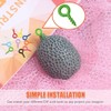 Zopseet 300 Pcs Colorful Mini Screw Eye Pins Kit Small