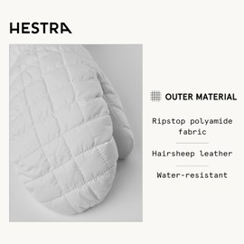 Hestra Moon Light Mitt - Insulated, Water-Resistant Mitten - White - 9