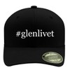 #Glenlivet - Hashtag Men's Flexfit Baseball Hat Cap, Black, Large/X-Large