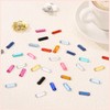 uxcell 50Pcs 19x7mm Crystal Clear Flat Back Sew on Rectangle