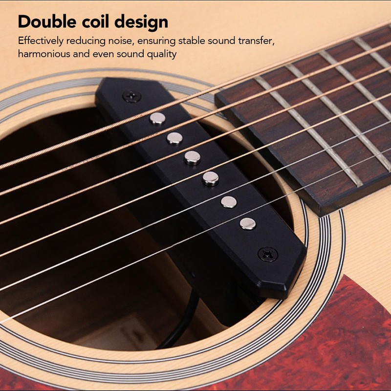 Acoustic Guitar Soundhole Pickup Humbucker Passive Soundhole Pickup for 39