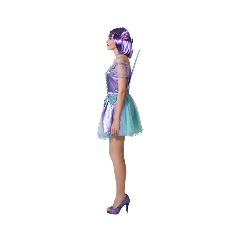 ATOSA Costume Fairy Purple Women Adults M