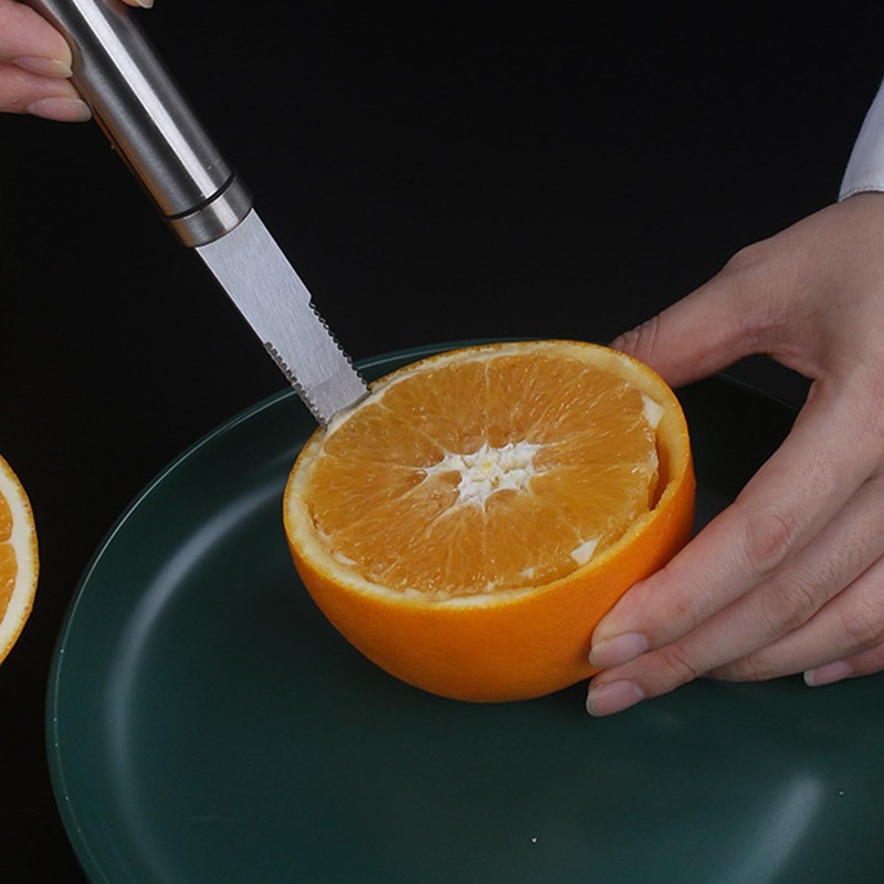 One Piece Stainless Steel Grapefruit Peelers Household Fruit Grapefruit Citrus