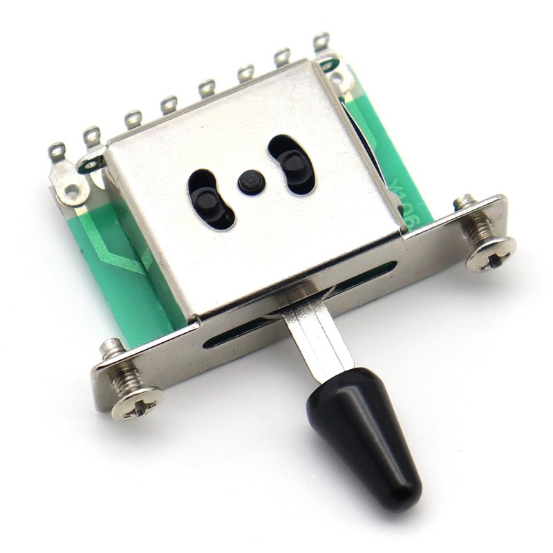 2pcs Guitar 5 Way Pickup Switch Tip Metal Switch Cap