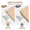 Satin Nickel Self Closing Kitchen Flush Cabinets Hinge 10 Pair