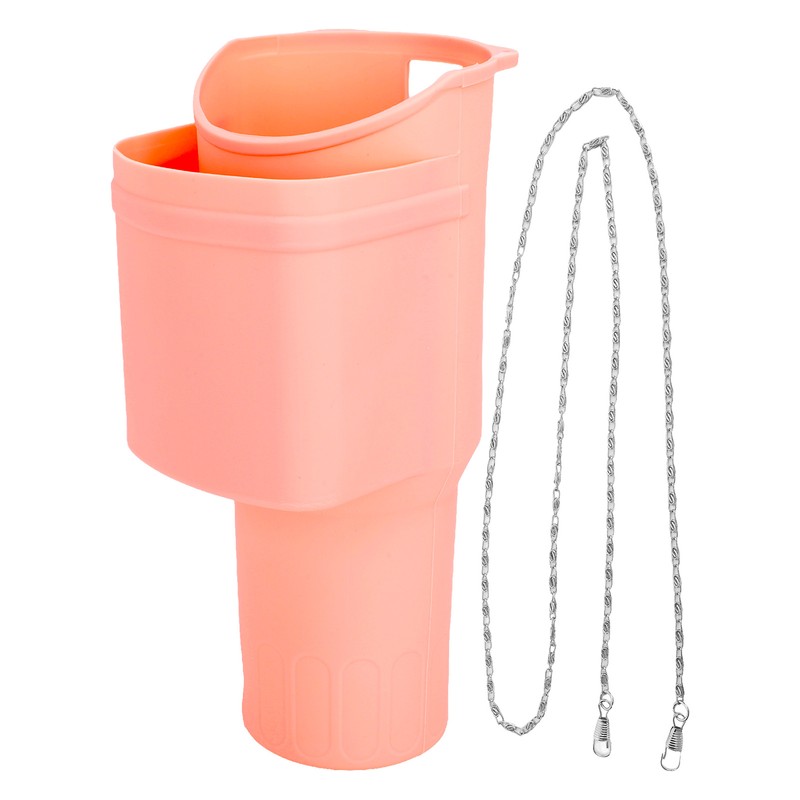 Cup Silicone Boot Sleeve with Pocket Chain Strap Flexible Soft