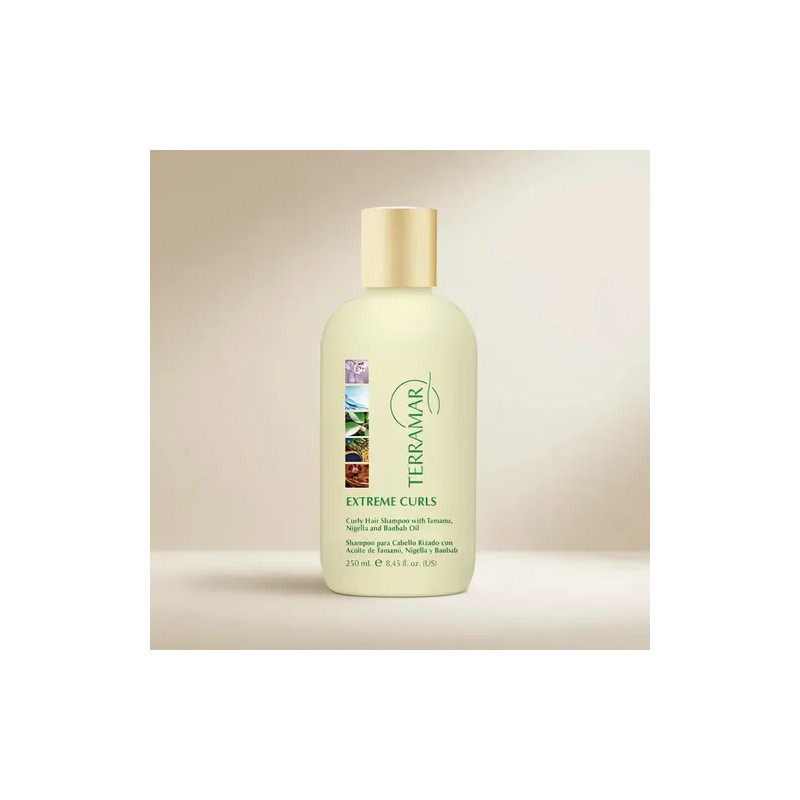 Set Shampoo Y Acondicionador Terramar Extreme Cabello Rizado