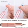 Homeet 10Pcs Ceramic Nail Drill Bits Attachments Professional Nail Cutter