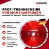LXDIAMOND Diamond Cutting Disc 200 mm - Suitable for Concrete