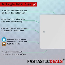 Fastasticdeals Please Keep Gate Closed Dogs in Yard Novelty Funny Metal Sign 8 in x 12 in