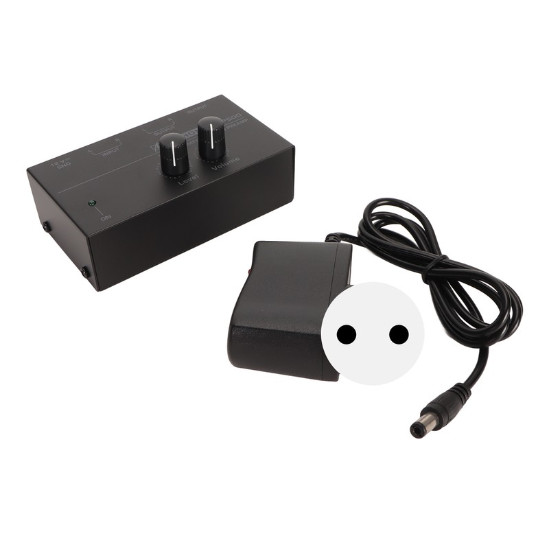 Phono Turntable Preamp Ultra Low Noise Independent Volume Control Phono