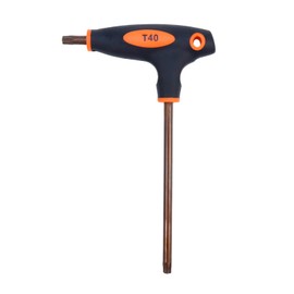 Antrader T40 Torx Screwdriver,Anti Tamper Proof Torx Key,S2 Steel T-Handle Dual End Wrench-1Pcs