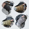 Seibertron Men's Black S.O.L.A.G. Special Ops 1/2 Finger Light Airsoft