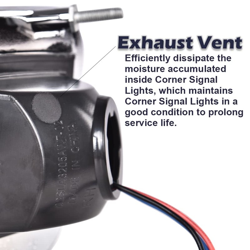 G-PLUS LED Front Park Signal Lamp Compatible with 2003-2009 Hummer