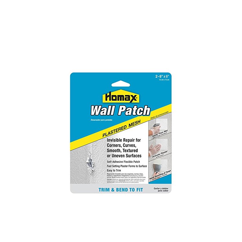 Homax 6"x6" 2 Pack Pre-Plastered Mesh Wall Patch