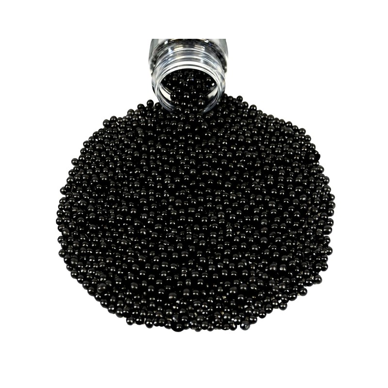 Mystic Sprinkles 4mm Sugar Pearls 4oz Bottles (Beautifully Black)