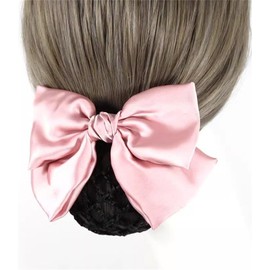 Redecilla con Lazo para el Pelo Cabeza Femenina Redecilla for El Cabello Placa De Enfermera(Black)