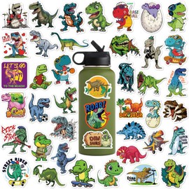 150 Pcs Dinosaur Stickers for laptop Cute Dinosaur stickers for Water bottles Waterproof Dinosaur Birthday Party Favors