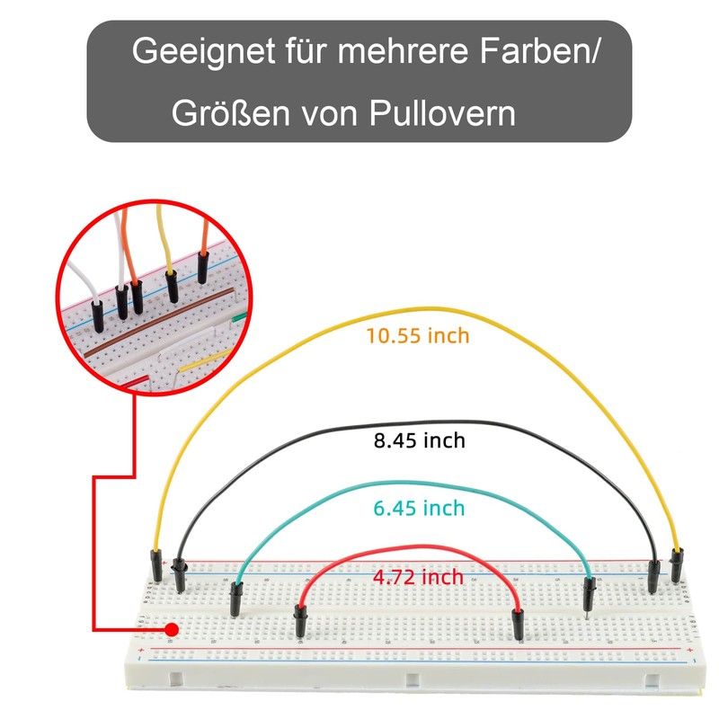 GERUI Breadboard 830 Pin Solderless Prototype PCB Board Kit for