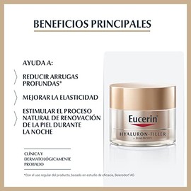 Eucerin Hyaluron-Filler + Elasticity Crema Facial de Noche 50ml